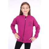 Toontoy Kız Çocuk Baskılı Hırka Mürdüm 12-13 YAŞ