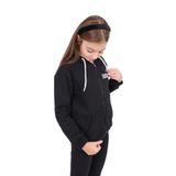 Toontoy Kız Çocuk Baskılı Hırka Siyah 12-13 YAŞ