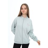 Toontoy Kız Çocuk Baskılı Hırka Yeşil 8-9 YAŞ