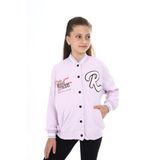 Toontoy Kız Çocuk Baskılı Kolej Hırka Açık Lila 12-13 YAŞ