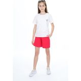 Toontoy Kız Çocuk Baskılı Şortlu Takım - Saks - 12 - 13 Yaş