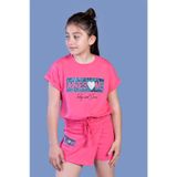 Toontoy Kız Çocuk Baskılı Şortlu Takım