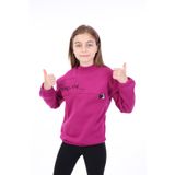 Toontoy Kız Çocuk Baskılı Sweatshirt - 12 - 13 Yaş - Mürdüm