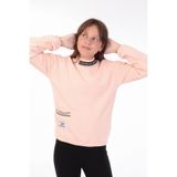 TOONTOY Kız Çocuk Baskılı Sweatshirt, 13-14 Yaş, 22564, Pudra, kız-çocuk