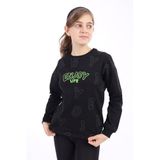 TOONTOY Kız Çocuk Baskılı Sweatshirt, 22719