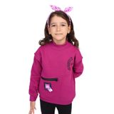 TOONTOY Kız Çocuk Baskılı Sweatshirt, 22776