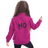 Toontoy Kız Çocuk Baskılı Sweatshirt - 6 Yaş - Mürdüm