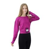 TOONTOY Kız Çocuk Baskılı Sweatshirt, 8-9 Yaş, 22532, Mürdüm, kız-çocuk