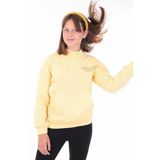 TOONTOY Kız Çocuk Baskılı Sweatshirt, 8-9 Yaş, 22561, Sarı, kız-çocuk