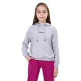 Toontoy Kız Çocuk Baskılı Sweatshirt Gri Melanj 13-14 YAŞ
