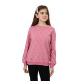 TOONTOY Kız Çocuk Baskılı Sweatshirt Gül Kurusu, 13-14 Yaş, 23126, Gül Kurusu, kız-çocuk