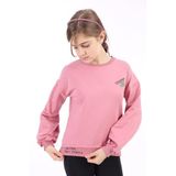 TOONTOY Kız Çocuk Baskılı Sweatshirt Gül Kurusu, 6-7 Yaş, 22720, Gül Kurusu, kız-çocuk