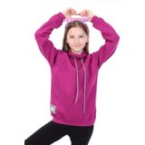 Toontoy Kız Çocuk Baskılı Sweatshirt Mürdüm 8-9 YAŞ