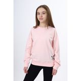 Toontoy Kız Çocuk Baskılı Sweatshirt - Pudra - 10 Yaş