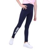 TOONTOY Kız Çocuk Baskılı Tayt, 10-11 Yaş, 22667, Lacivert, kız-çocuk