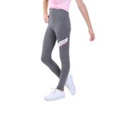 Toontoy Kız Çocuk Baskılı Tayt Antrasit Melanj 8-9 YAŞ