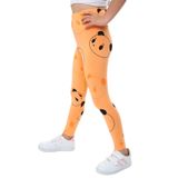 Toontoy Kız Çocuk Baskılı Tayt Oranj 2 YAŞ