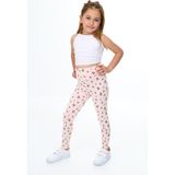 Toontoy Kız Çocuk Baskılı Tayt Pudra 3 YAŞ