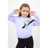 TOONTOY Kız Çocuk Baskılı Tişört 12-13 Yaş, 12-13 Yaş, 22513, Mavi, Kız çocuk
