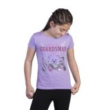 Toontoy Kız Çocuk Baskılı Tişört - 12 Yaş - Lila