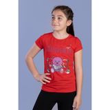 Toontoy Kız Çocuk Baskılı Tişört - 14 Yaş - Sarı