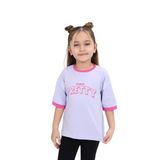 TOONTOY Kız Çocuk Baskılı Tişört 3 Yaş, 3 Yaş, 23395, Mavi, Kız Çocuklar