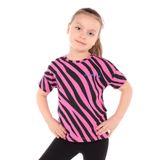 TOONTOY Kız Çocuk Baskılı Tişört 5 Yaş, 5 Yaş, 22444, Fuşya, Kız çocuk