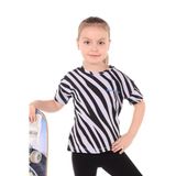 TOONTOY Kız Çocuk Baskılı Tişört 6 Yaş, 6 Yaş, 22444, Mavi, Kız çocuk