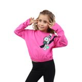 TOONTOY Kız Çocuk Baskılı Tişört 8-9 Yaş, 8-9 Yaş, 22513, Fuşya, Kız çocuk