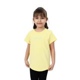 Toontoy Kız Çocuk Baskılı Tişört Açık Sarı 6 YAŞ