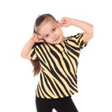 TOONTOY Kız Çocuk Baskılı Tişört Koyu Sarı 8 Yaş, 8 Yaş, 22444, Koyu Sarı, Kız çocuk
