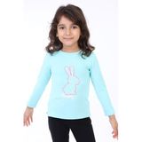 TOONTOY Kız Çocuk Baskılı Tişört Mint Yeşili 1 Yaş, 1 Yaş, 22535, Mint Yeşili, Kız bebek