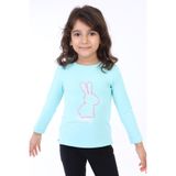 TOONTOY Kız Çocuk Baskılı Tişört Mint Yeşili 2 Yaş, 2 YAŞ, 22535, Mint Yeşili, Kız Çocuklar