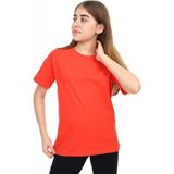 Toontoy Kız Çocuk Baskılı Tişört Nar Çiçeği 8-9 YAŞ