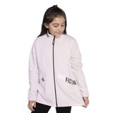 Toontoy Kız Çocuk Baskılı Uzun Hırka Pudra 6 YAŞ