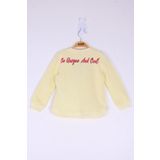 Toontoy Kız Çocuk Be Baskılı Sweatshirt Açık Sarı 6 YAŞ
