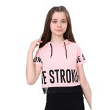 TOONTOY Kız Çocuk Be Strong Baskılı Kapüşonlu Tişört Pembe Melanj 10 Yaş, 10 Yaş, 10952-, Pembe Melanj, Kız Çocuklar