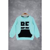 Toontoy Kız Çocuk Be Yourself Baskılı Sweatshirt - 5 Yaş - Mint