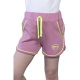 Toontoy Kız Çocuk Beli Lastikli İki Yanı Cepli Nakışlı Şort Gül Kurusu 3 YAŞ