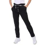 Toontoy Kız Çocuk Beli Lastikli Kemer Detaylı Pantolon - 14 Yaş - Beyaz