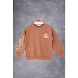 Toontoy Kız Çocuk Best Frıends Baskılı Sweatshirt
