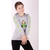 Toontoy Kız Çocuk Billie Eilish Baskılı Sweatshirt - 8 Yaş - Gri Melanj