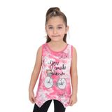 Toontoy Kız Çocuk Bisiklet Baskılı Atlet Fuşya 7 YAŞ