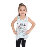 Toontoy Kız Çocuk Bisiklet Baskılı Atlet Mint Yeşili 8 YAŞ