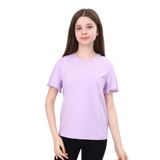TOONTOY Kız Çocuk Bisiklet Yaka Volanlı Kol Tişört 12-13 Yaş, 12-13 Yaş, 23199, Lila, Kız Çocuklar