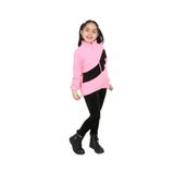Toontoy Kız Çocuk Blok Renkli Polar Hırka Pembe 8-9 YAŞ