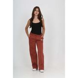 TOONTOY Kız Çocuk Bol Paça Baskılı Eşofman Alt, Kiremit, 8-9 Yaş