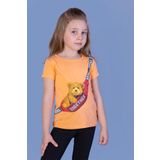 Toontoy Kız Çocuk Çanta Baskılı Tişört