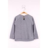 TOONTOY Kız Çocuk Çanta Nakışlı Sweatshirt, 16127-