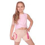 TOONTOY Kız Çocuk Cep No Drama Please Baskılı Şort 12-13 Yaş, 12-13 Yaş, 22085, Bej, Kız çocuk